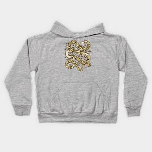 Floral Snake Kids Hoodie